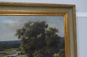 F66395EC: Large Meadow River Scene Frame Oil Paint