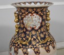 LF66342EC: Pair Large Chinese Porcelain Urns On St