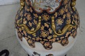 LF66342EC: Pair Large Chinese Porcelain Urns On St