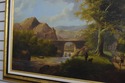 F66408EC: ROSENBLUM Signed Bridge Valley Scene Oil