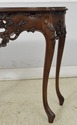 L66348EC: KARGES French Louis XV Walnut Console Ta