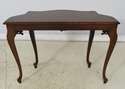 L66348EC: KARGES French Louis XV Walnut Console Ta