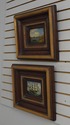 F66391EC: Pair Artist Signed Ship Oil Paintings On