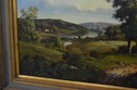 F66385EC: F.ADAN Meadow & River Framed Oil Paintin