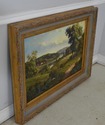 F66385EC: F.ADAN Meadow & River Framed Oil Paintin