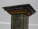 L66356EC: Pair Green Marble Neoclassical Column Pe