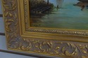 F66388EC: Artist Signed European Harbour Oil Paint