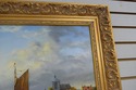 F66388EC: Artist Signed European Harbour Oil Paint