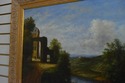 F66390EC: Artist Signed European Countryside Oil P