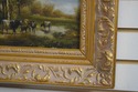 F66402EC: CANTRELL Signed Cows Oil Painting On Can