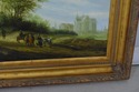 F66393EC: M.GESTER Large Horse & Village Oil Paint