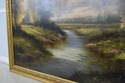 F66387EC: W.KERCKHORN Signed Large River Scene Oil