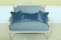 L33253E: Carved & Upholstered Settee French Louis 