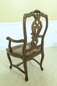 L33270: Pair Italian Walnut Cane Seat Armchairs