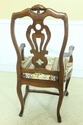 L33269EC: Set Of 8 Italian Walnut Cane Seat Dining