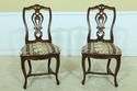 L33269EC: Set Of 8 Italian Walnut Cane Seat Dining