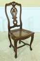 L33269EC: Set Of 8 Italian Walnut Cane Seat Dining