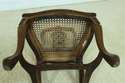 L33269EC: Set Of 8 Italian Walnut Cane Seat Dining