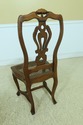 L33269EC: Set Of 8 Italian Walnut Cane Seat Dining