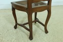 L33269EC: Set Of 8 Italian Walnut Cane Seat Dining