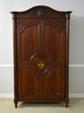 65100EC: KARGES French Louis XVI Mahogany Bar Armo