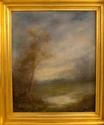 F61169: FORD Artist Signed Landscape Oil Painting 
