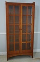 66425EC: STICKLEY Mission Style Tall Display Case