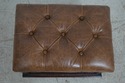 L66442EC: CENTURY Monarch Tufted Leather Ottoman O