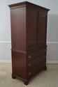 66433EC: WILLIAM SEAY 2 Piece Mahogany Linen Press