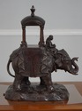 L66462EC: MAITLAND SMITH Bronze Elephant Sculpture