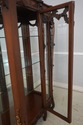 70670: French Rococo Carved Walnut Curio Display C