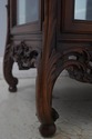 70670: French Rococo Carved Walnut Curio Display C