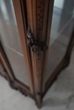 70670: French Rococo Carved Walnut Curio Display C