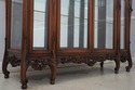70670: French Rococo Carved Walnut Curio Display C