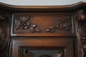 70670: French Rococo Carved Walnut Curio Display C