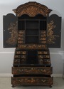 70713: Chinoiserie Decorated 2 Piece Secretary Des
