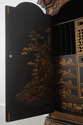 70713: Chinoiserie Decorated 2 Piece Secretary Des