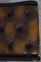 L70871: Vintage English Tufted Leather Chesterfiel