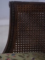 L70877: French Louis XV Cane Settee w. Loose Cushi