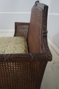 L70877: French Louis XV Cane Settee w. Loose Cushi