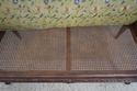 L70877: French Louis XV Cane Settee w. Loose Cushi