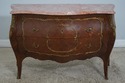 62270EC: Vintage French Louis XV Marble Top Marque