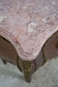 62270EC: Vintage French Louis XV Marble Top Marque