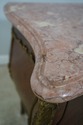 62270EC: Vintage French Louis XV Marble Top Marque