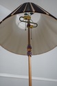 62308EC: Decorator Toleware Floral Base Lamp Table