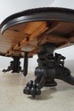 LF61707EC: RJ HORNER Lion Head Round Oak Dining Ta