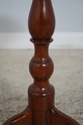 F62241EC: Antique Oval Top Cherry Pedestal Candle 
