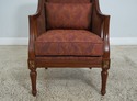 62256EC: Pair French Louis XVI Style Upholstered C