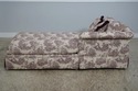 62317EC: Quality Toile Upholstered Chaise Lounge