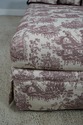 62317EC: Quality Toile Upholstered Chaise Lounge